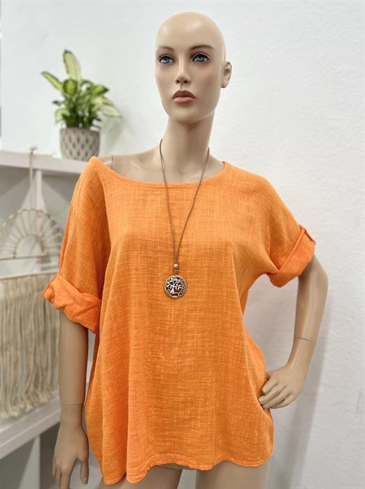 Damen - Shirt mit Kette